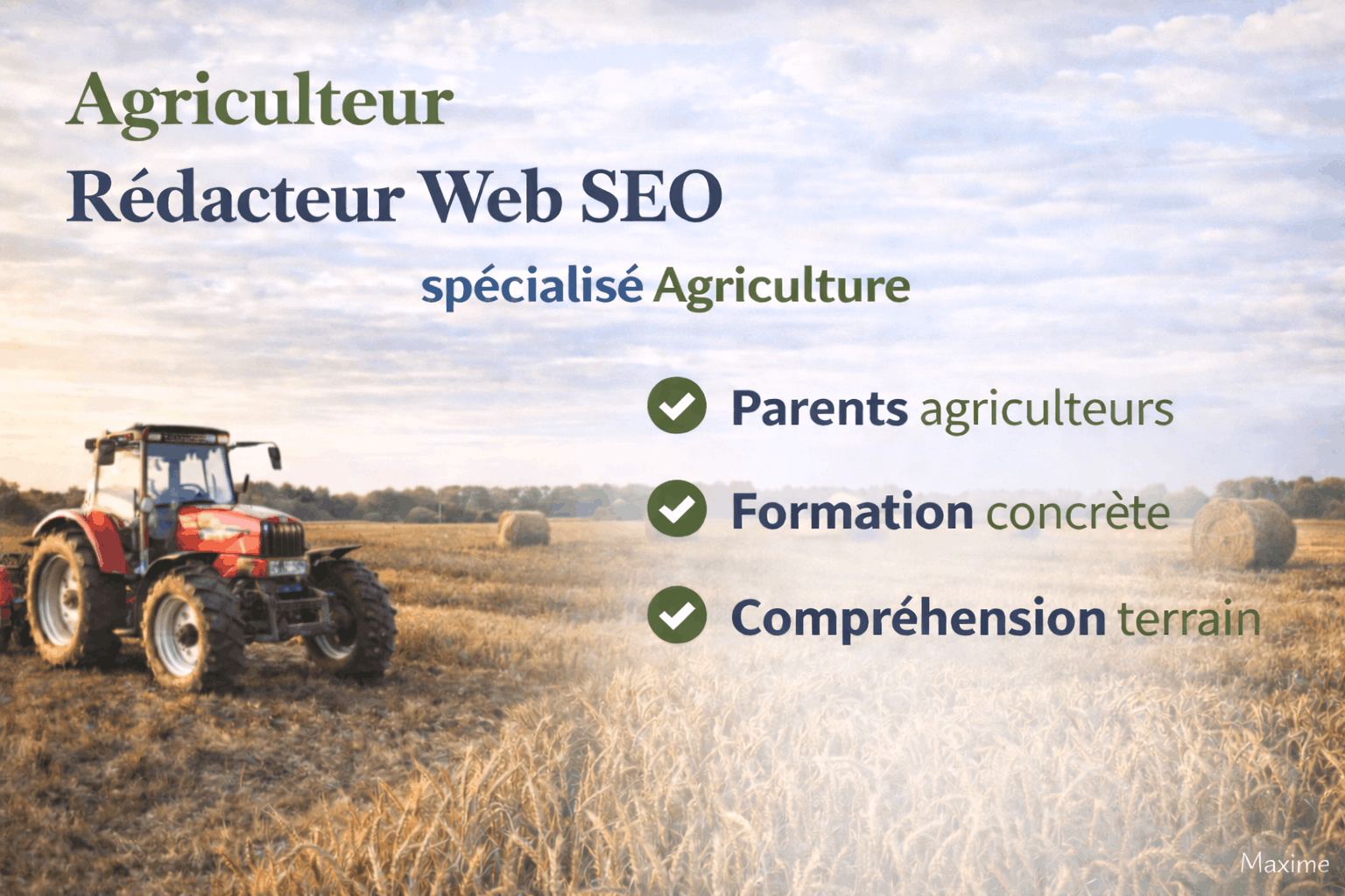 rédacteur web agriculture